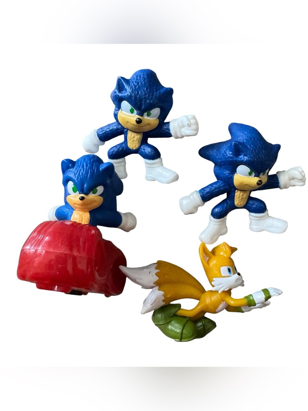 McDonalds Sonic the Hedgehog 2021 Happy Meal Toys Lot of 4